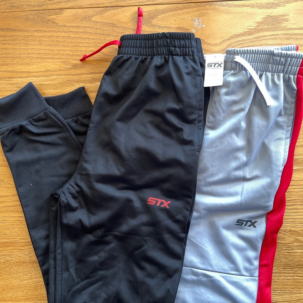 Kids Track Pants - Black and Gray 2Pair Size 10/12
